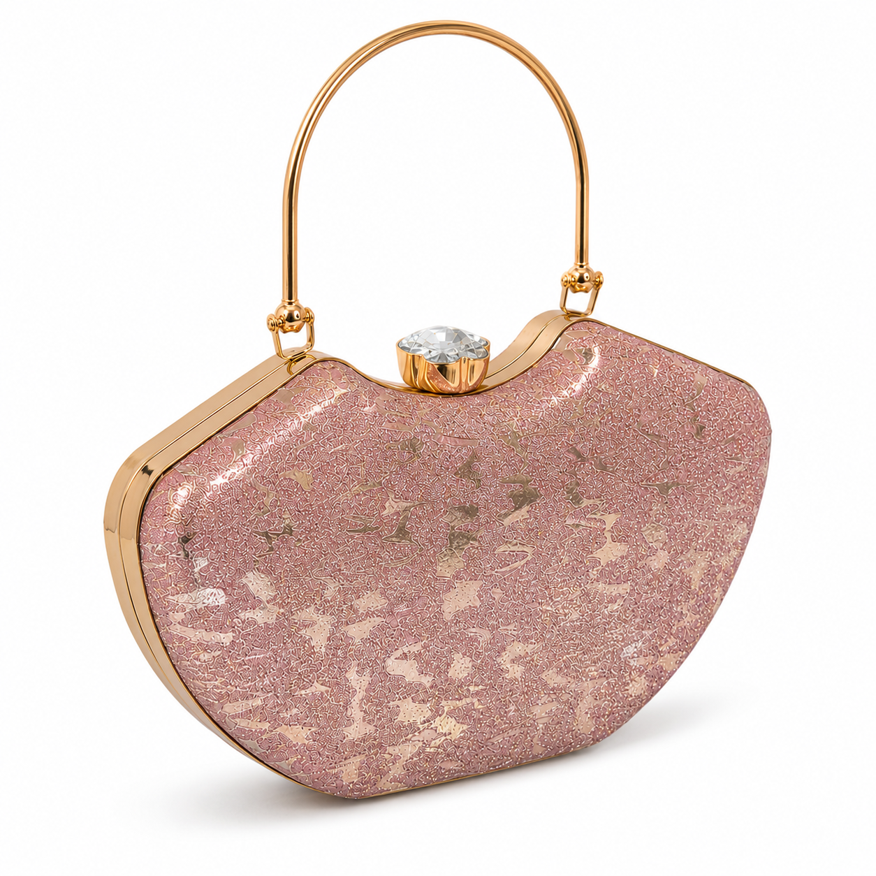 Luxury Bridal Glitter Clutch Bag
