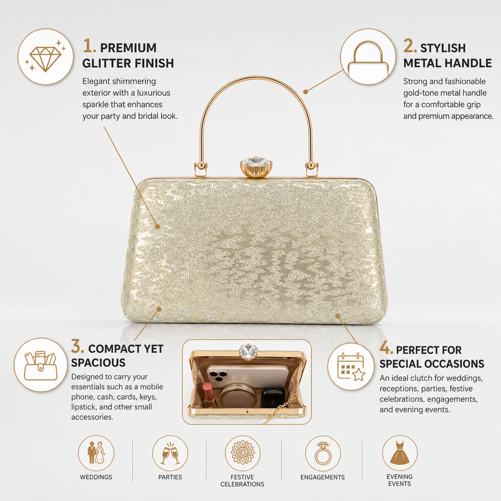 Women's Bridal Clutch Bag