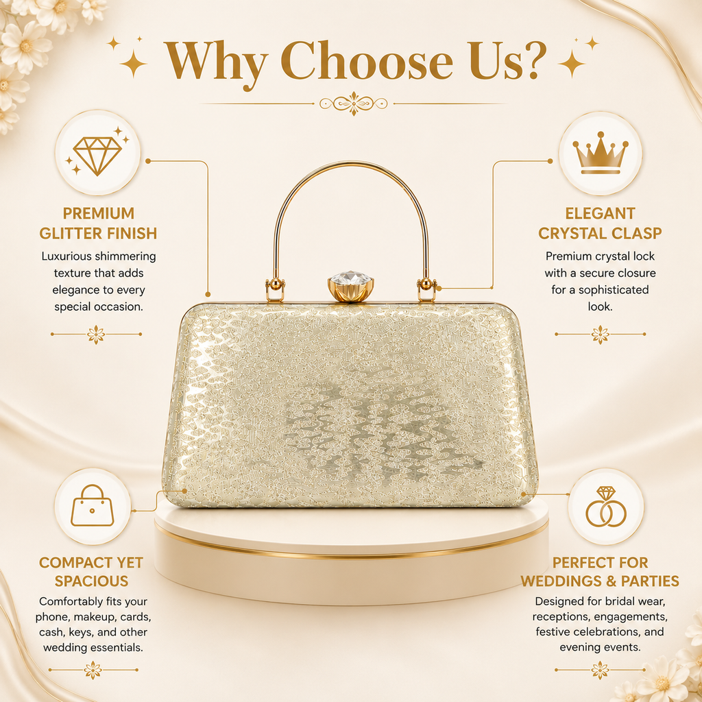 Women's Bridal Clutch Bag