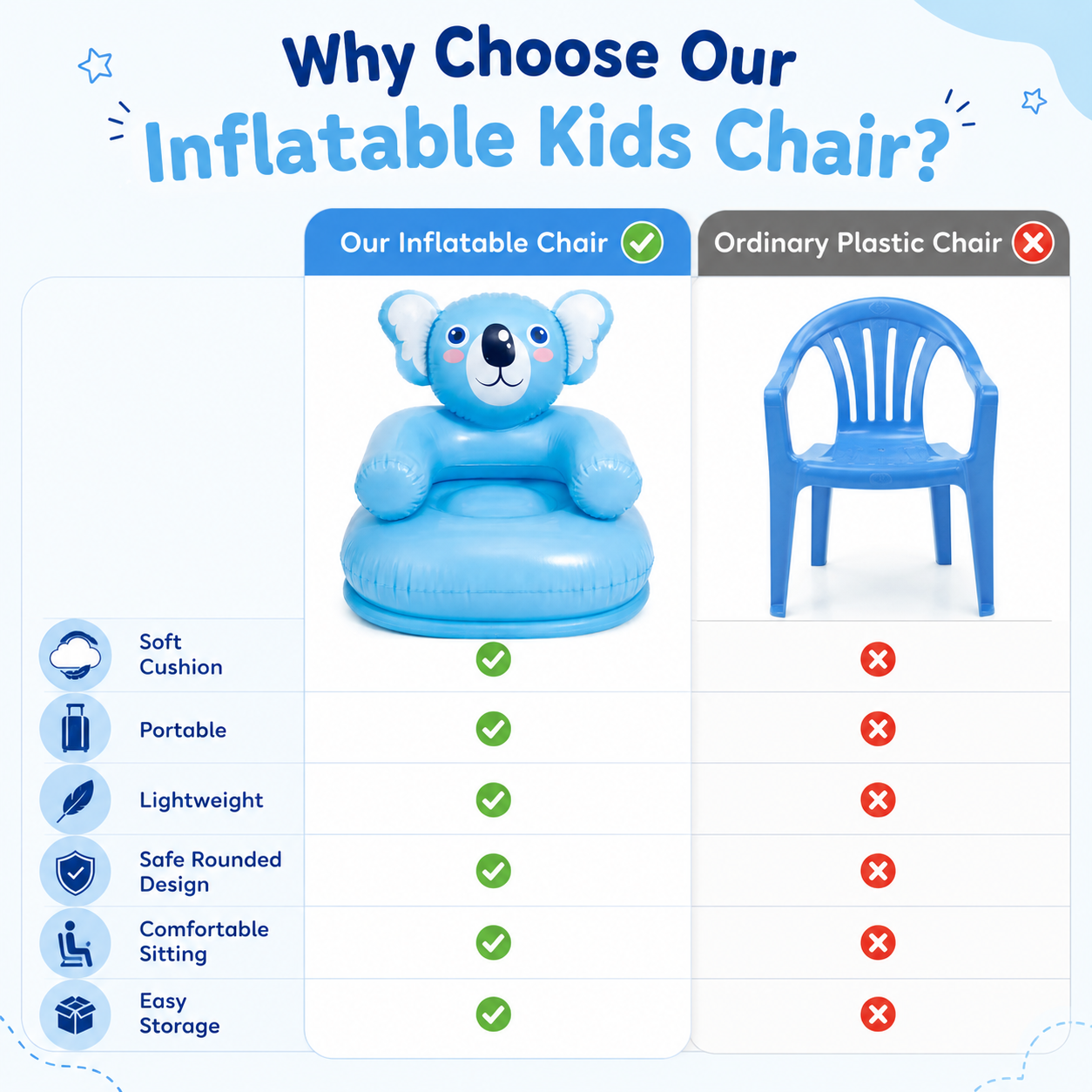 Inflatable Animal Chair